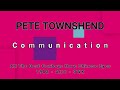 PETE TOWNSHEND-Communication (vinyl)