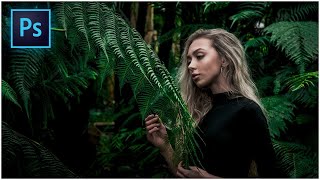 Dark Green Colour Grading Tutorial Photoshop 2020
