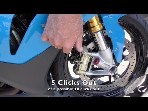 Motorcycle Suspension Adjusters: What Why Where and How