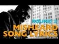 Misheard lyrics