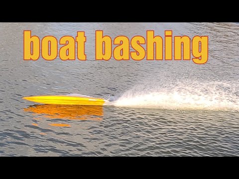 fast Electric rc boat delta force 35, test day - tp power, ose 150a esc 6s