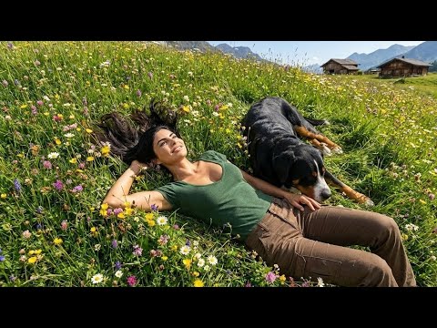 Swiss Alpine Farm Life - Traditional Mountain Farming in Switzerland