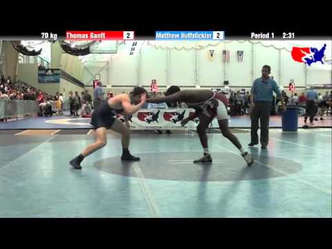 Thomas Gantt vs. Matthew Huffstickler at 2013 ASICS University Nationals - FS
