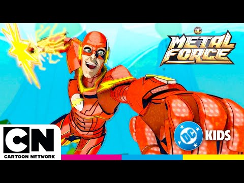FULL EPISODE: The Flash vs Gorilla Grodd! | DC Metal Force | Cartoon Network UK