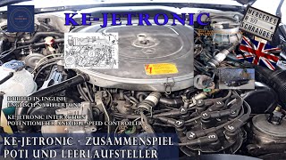 KE-Jetronic: Potencjometr i regulator biegu jałowego - Mercedes R107 DIY