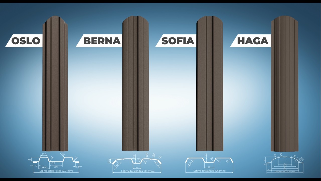 Ghid montaj șipcă metalică de gard Bilka