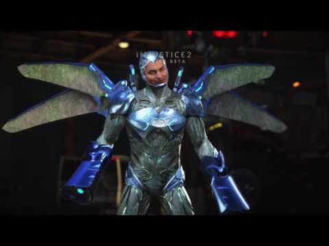 Injustice 2 1st Beta gameplay pt1 - Trying Out Blue Beetle