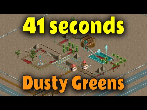 Beating Dusty Greens in 41 seconds - OpenRCT2 speedrun
