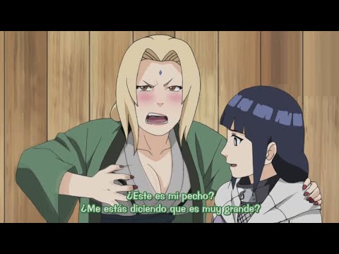 Tsunade se Emborracha Enfrente de Sakura,Ino, Hinata, Shiho y Tenten