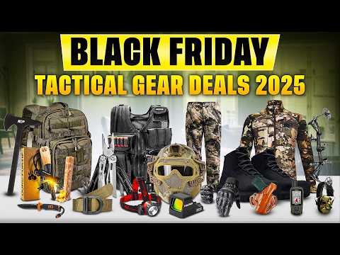 Top 40 Tactical Gear Black Friday Deals 2025 [Everything’s on Sale!]