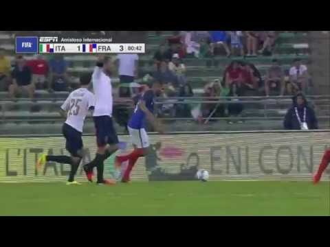 Layvin Kurzawa Goal   Italy vs France 1 3 Friendly Match 1 09 2016   YouTube