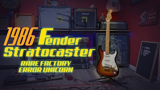 Video thumbnail for 1986 Fender Stratocaster 57/62 reissue - The rarest birth year Fender Strat by CarsAndGuitars