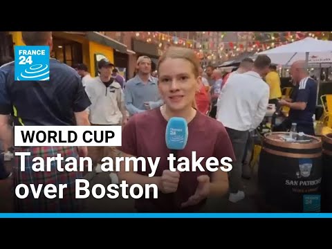 'No Scotland, no party': Tartan army take over Boston for first world cup since 1998