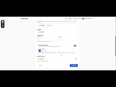 AgentGigs 공식 영상 미리보기