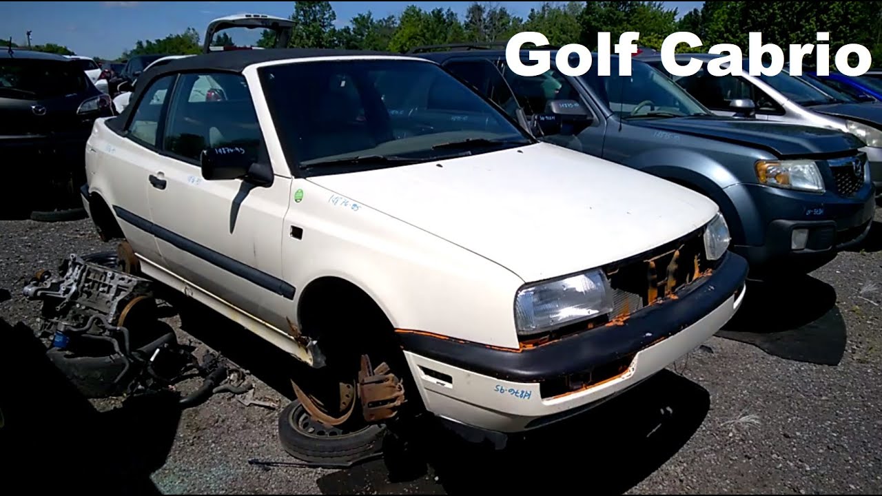 VW Golf Cabrio 1995 - Junkyard classics