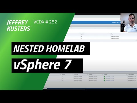 VMware vSphere 7 Nested Homelab Networking Video Tutorial