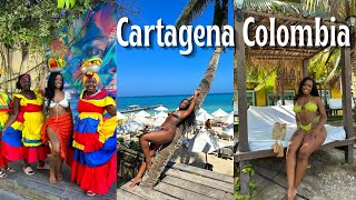Cartagena Colombia Travel Vlog 2023 | First time Applying a Lace Frontal Wig day before my Trip!! 😳