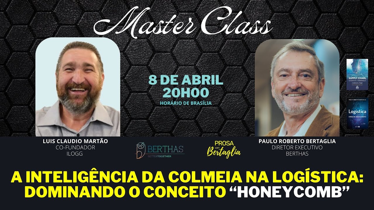 162 - MASTER CLASS - A INTELIGÊNCIA DA COLMEIA NA LOGÍSTICA: DOMINANDO O CONCEITO “HONEYCOMB”