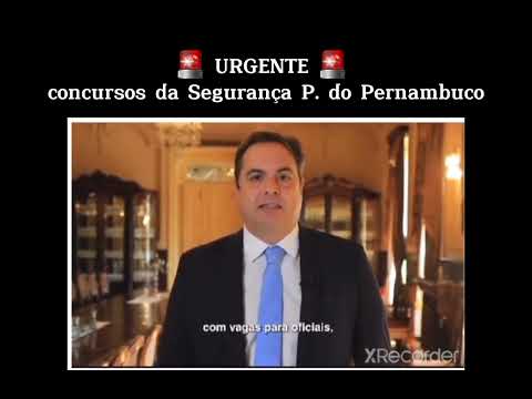 ANÚNCIO DO GOVERNADOR | CONCURSO PMPE, CBMPE e PCPE 🚨🚔