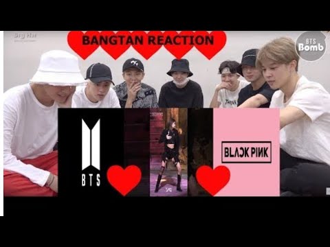 BTS reaction to BLACKPINK - LISA 'Kill This Love' FOCUSED CAMERA