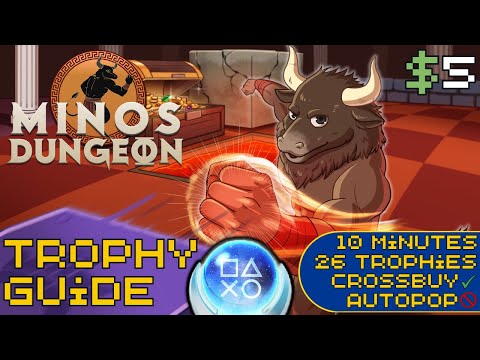 EASY 10 Minute $5 Crossbuy Platinum! | Minos Dungeon Trophy Guide