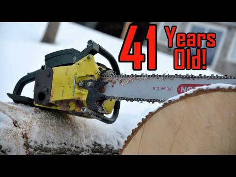 Vintage Pioneer P41 Chainsaw - Old Iron Brought Back to Life