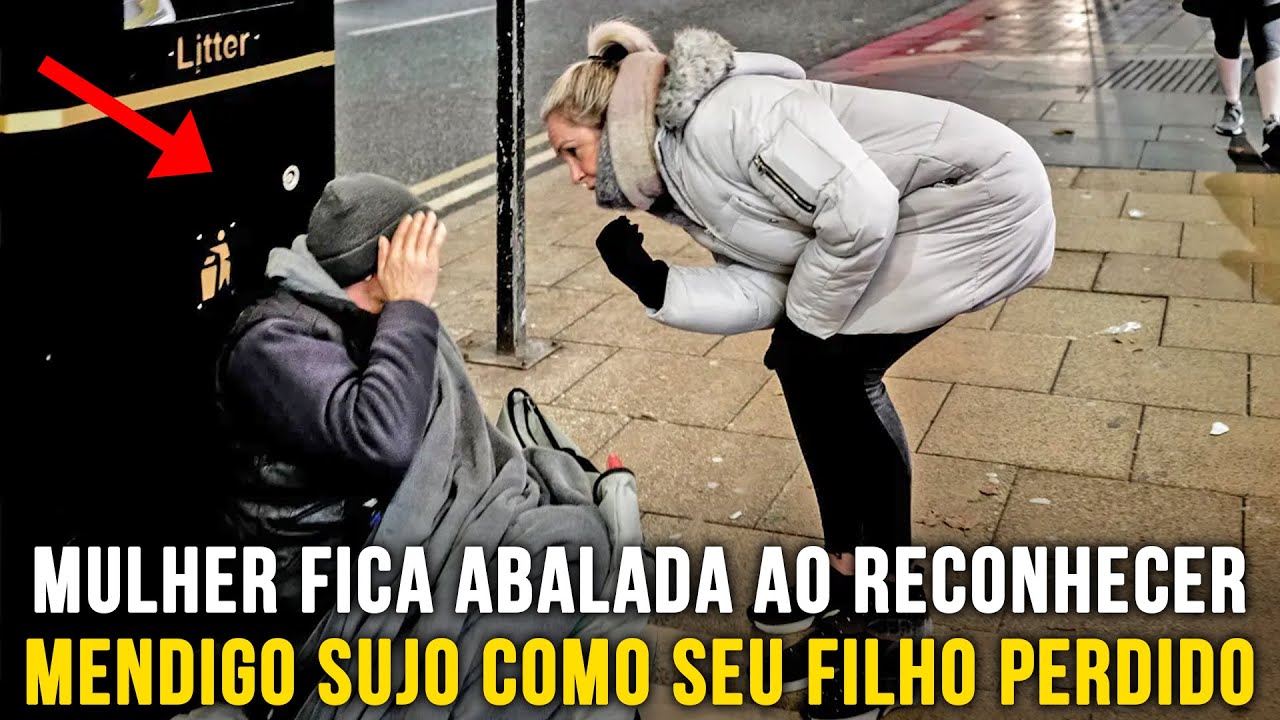 “Meu filho?” Mãe reconhece mendigo como filho que sumiu quando ela ficou doente