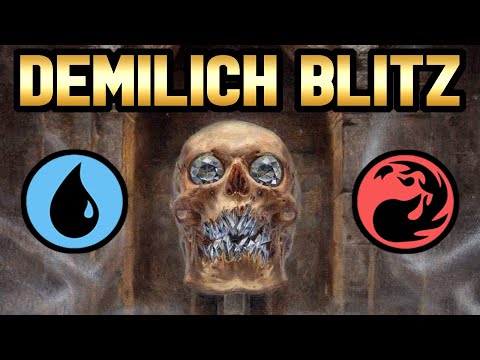 💦 IZZET DEMILICH BLITZ | He gives you free bolts! 【 MTG Modern Forgotten Realms 】