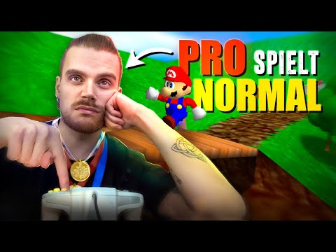 PRO spielt Super Mario 64 "NORMAL" durch... (heftige Challenge 😲)