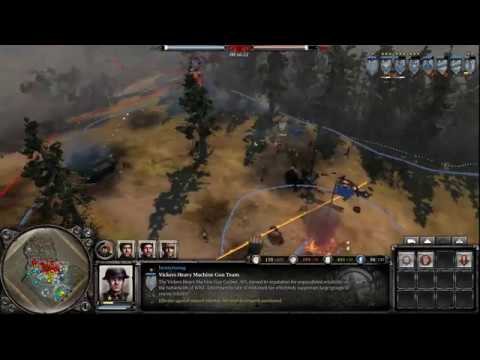 Company Of Heroes 2 - Multiplayer Gameplay - The British Forces - 4 Vs 4 CPU Expert (Day 2)