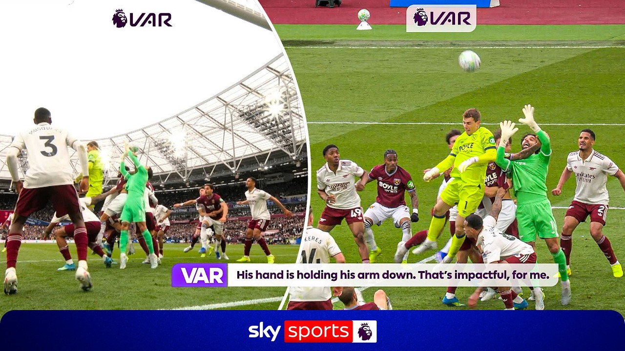 Listen to VAR's debate for West Ham's disallowed goal vs Arsenal | Match Officials Mic'd Up