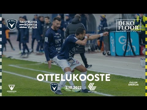 ACOTV: Dekofloor ottelukooste AC Oulu - FC Lahti 2.10.2022 (Veikkausliiga)