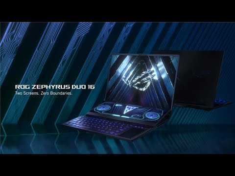 ROG Zephyrus Duo 16 (GX650) - Two Screens. Zero Boundaries.