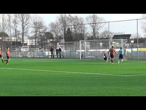 15 feb 2014 JVOZ A1 - VV De Meern A1 com 2-1 Goede redding Mats