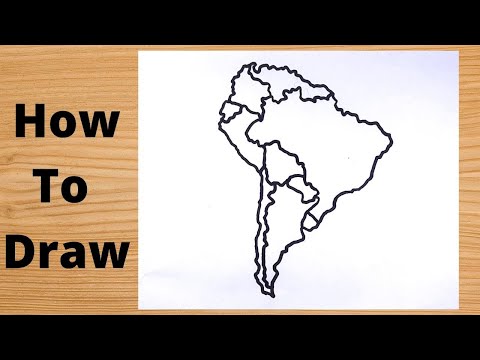 how to draw south america, , , , explanation and resolution of doubts, quick answers, easy guide, step by step, faq, how to
