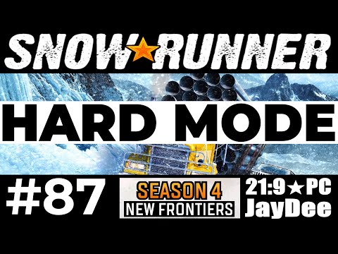 HARD MODE Tag #87 - Übergang nach Kosmodrom fertiggestellt - Urska Fluss/AMUR ★ SNOWRUNNER Deutsch