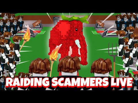 🔴RAIDING SCAMMERS WITH VIEWERS LIVE