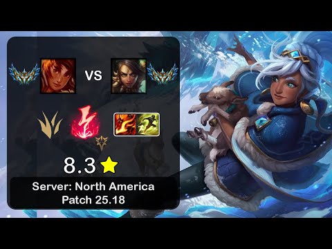 Taliyah Jungle vs Nidalee - NA Challenger - Patch 25.18
