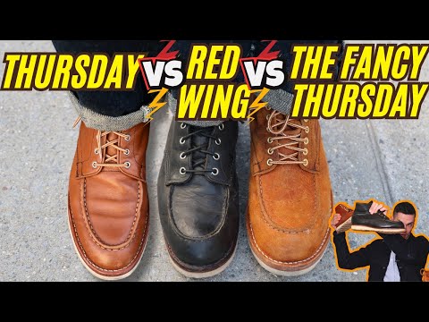 Moc Toe Boots Compared: Red Wing vs Thursday vs Thursday Black Label