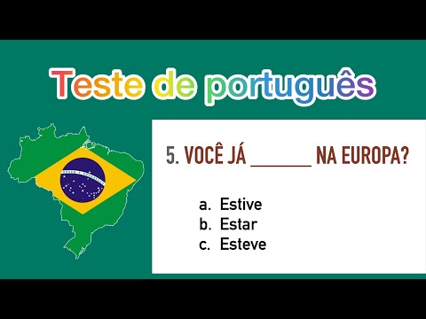 Teste rápido de português para estrangeiros