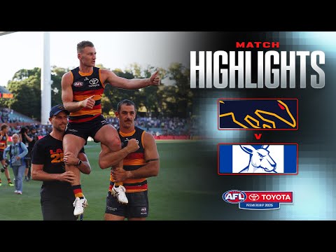 Adelaide Crows v North Melbourne Highlights | Round 3, 2025 | AFL