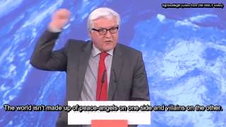 [Eng Sub] Steinmeier yells at protesters (Steinmeier schreit Gegner nieder)