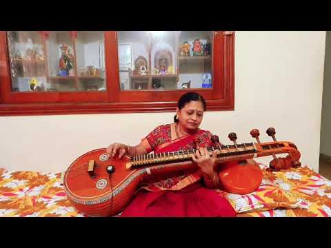 Mysore State Anthem in Veena | Kayou Sri Gowri Song |Hamsadvani Sukanya