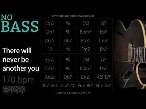 There Will Never Be Another You _ NO BASS (Jazz/Swing feel) 170 bpm : Backing Track