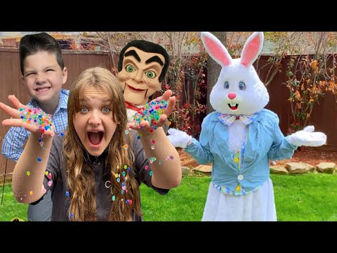 BEST of EASTER BUNNY with Aubrey and Caleb!