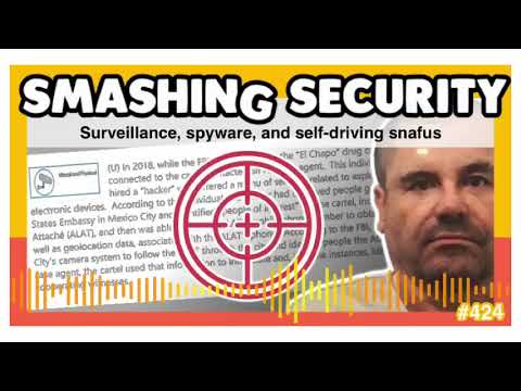 Surveillance, spyware, and self-driving snafus  | Smashing Security podcast