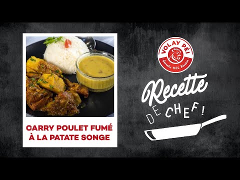 Recette Volay Péi – Carry poulet fumé Volay Péi à la patate songe de Chez Jo