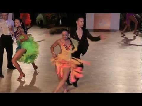 00254 Latvia Open 2012 WDSF Latin 1/8 Cha-cha-cha - Nikolay Chernov & Evgenia Florinskaya