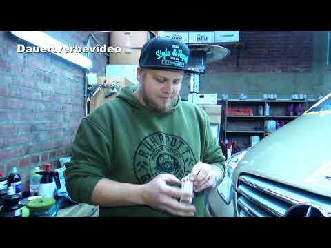 Steinschläge an der Mercedes B Klasse  beseitigen, entfernen I Tutorial I DIY I HD