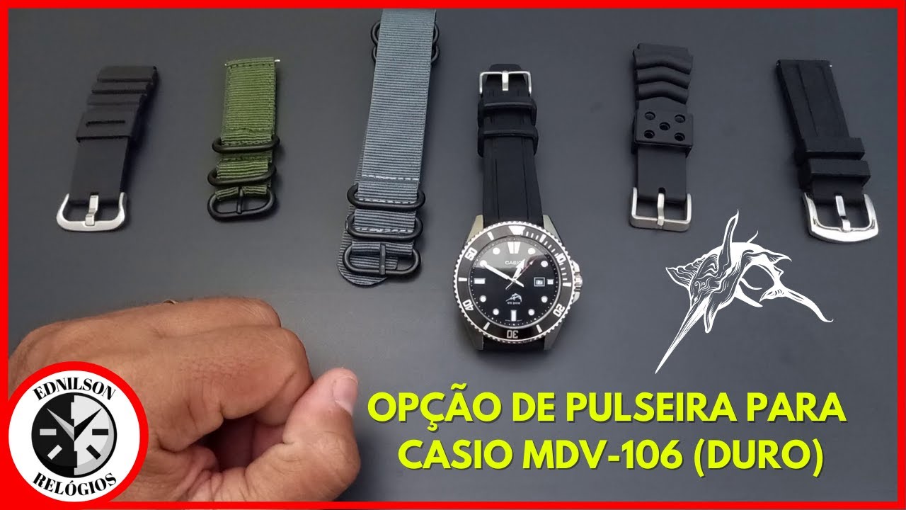 Strap Types for Casio MDV-106 (Casio Duro)